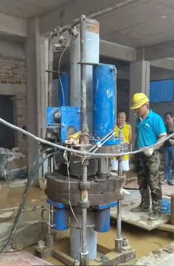 荷泽郓城县静压桩加固